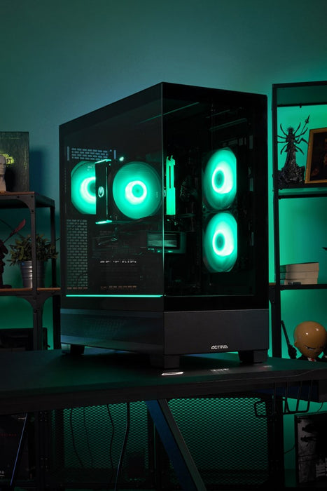 Actina 5901443421139 PC AMD Ryzen™ 7 8700F 32 GB DDR5-SDRAM 1 TB SSD NVIDIA GeForce RTX 5060 Windows 11 Home Midi Tower Black