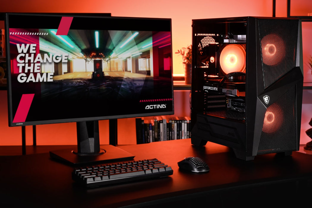 Actina 5901443421610 PC AMD Ryzen™ 7 8700F 32 GB DDR5-SDRAM 1 TB SSD NVIDIA GeForce RTX 5060 Midi Tower Black