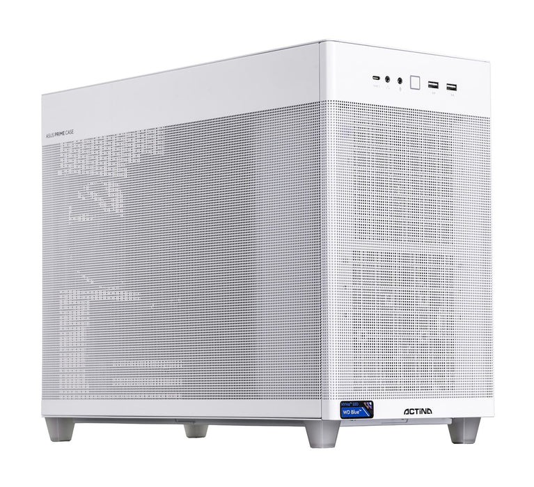 Actina 5901443431763 PC AMD Ryzen™ 7 7800X3D 32 GB DDR5-SDRAM 1 TB SSD AMD Radeon RX 9070 XT Mini Tower White