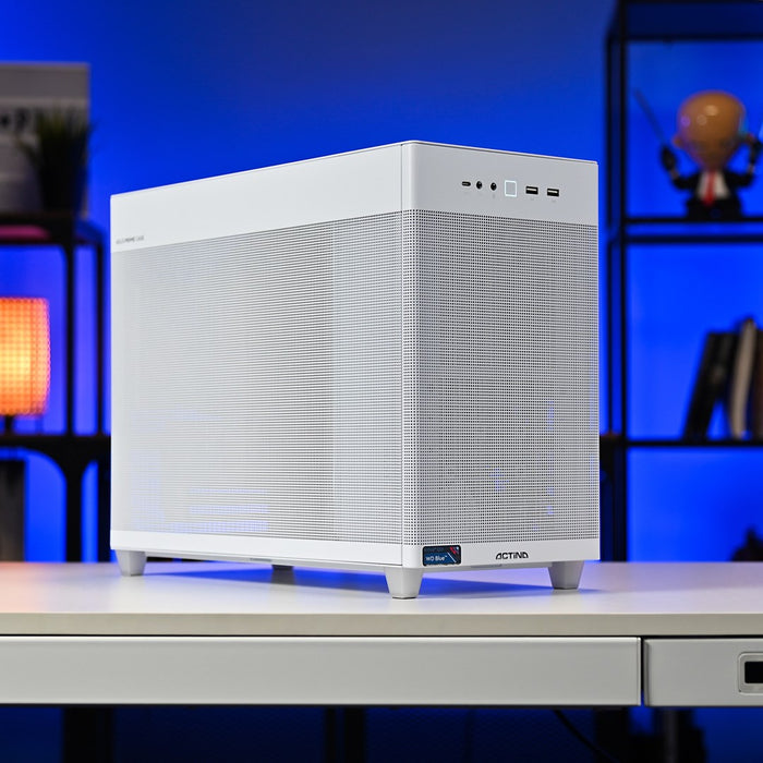 Actina 5901443431763 PC AMD Ryzen™ 7 7800X3D 32 GB DDR5-SDRAM 1 TB SSD AMD Radeon RX 9070 XT Mini Tower White