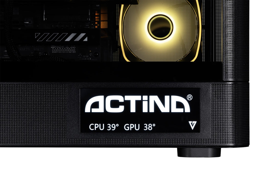 Actina 5901443440239 PC AMD Ryzen™ 9 9900X3D 32 GB DDR5-SDRAM 2 TB SSD NVIDIA GeForce RTX 5090 Midi Tower Black