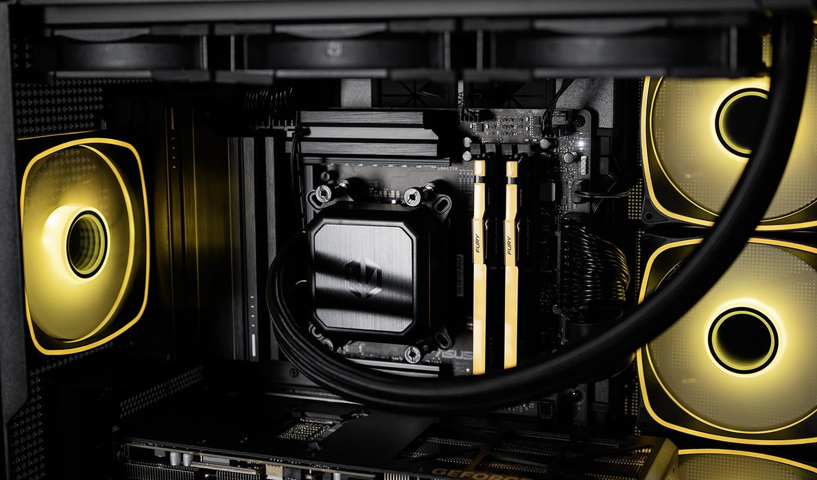 Actina 5901443440253 PC AMD Ryzen™ 9 9950X3D 32 GB DDR5-SDRAM 2 TB SSD NVIDIA GeForce RTX 5080 Windows 11 Home Midi Tower Black