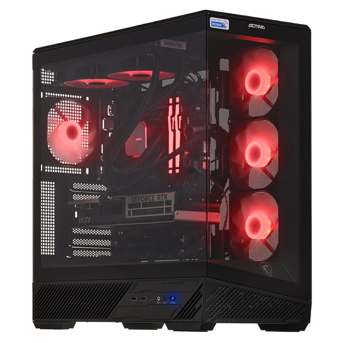 Actina 5901443440277 PC Intel Core Ultra 7 265KF 32 GB DDR5-SDRAM 2 TB SSD NVIDIA GeForce RTX 5080 Windows 11 Home Midi Tower Black