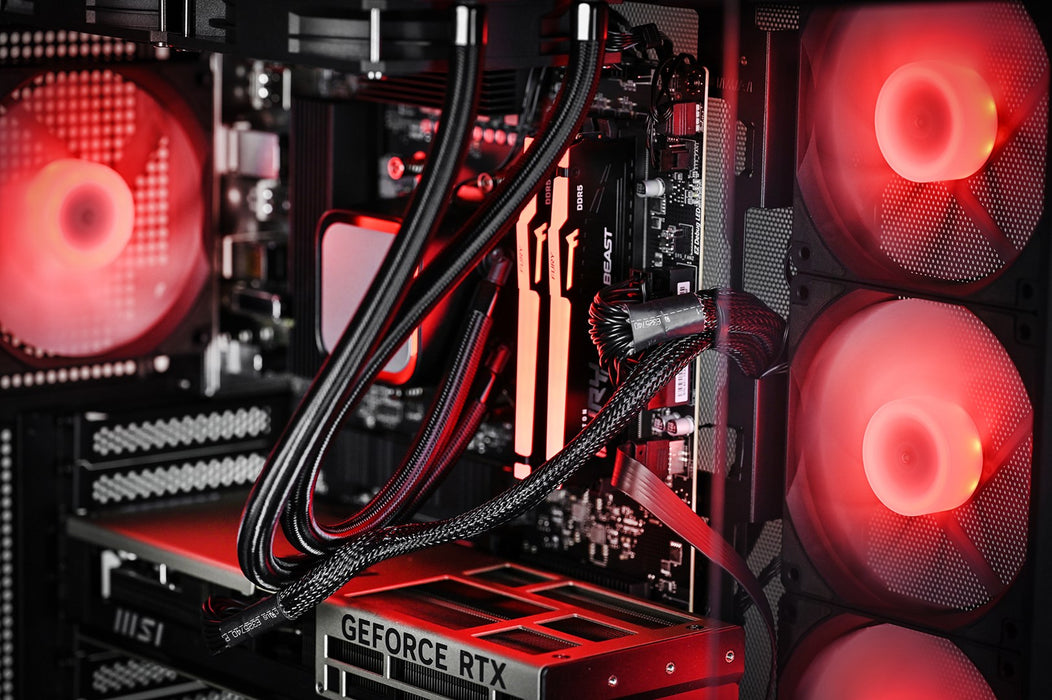 Actina 5901443440291 PC AMD Ryzen™ 9 9950X3D 32 GB DDR5-SDRAM 1 TB SSD NVIDIA GeForce RTX 5080 Windows 11 Home Midi Tower Black