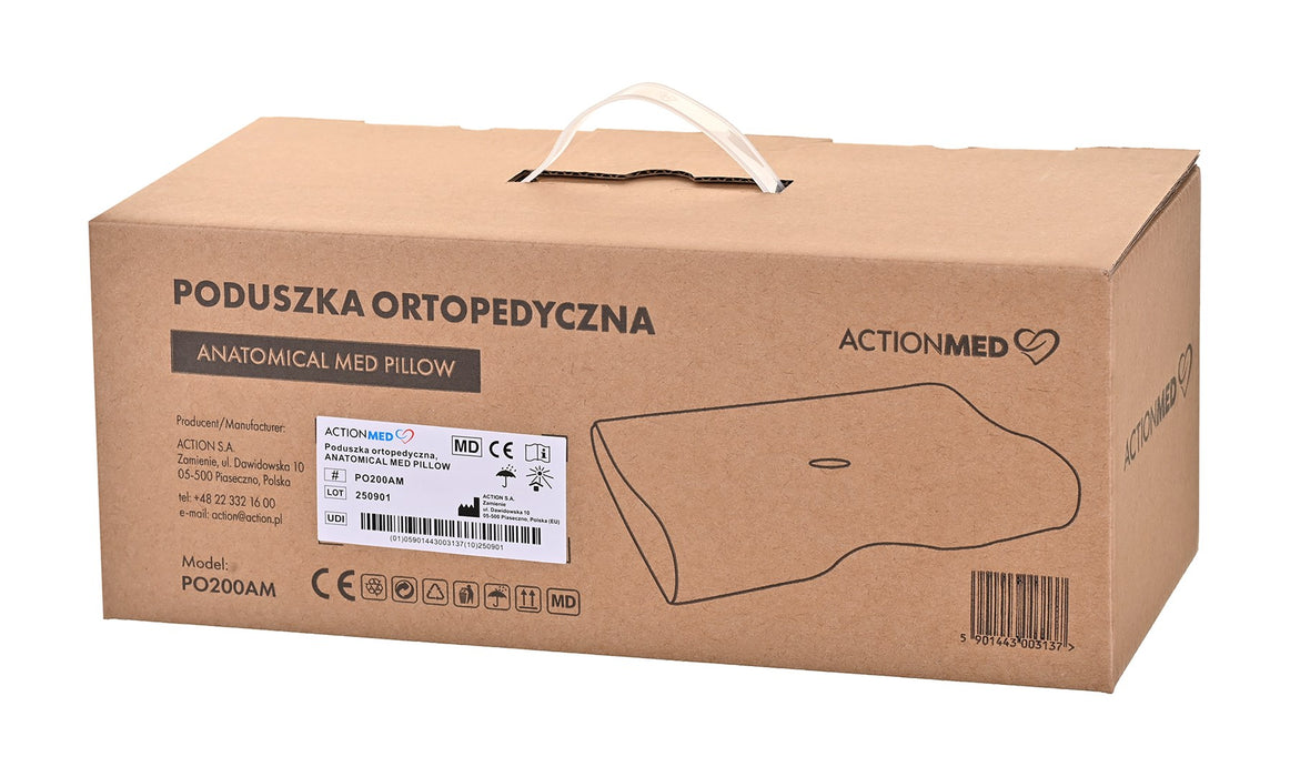 Orthopedic pillow ActionMed ANATOMICAL MED PILLOW