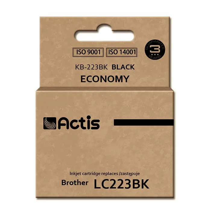 Actis KB-223BK ink (replacement for Brother LC223BK; Standard; 16 ml; black) - For Brother printers (without