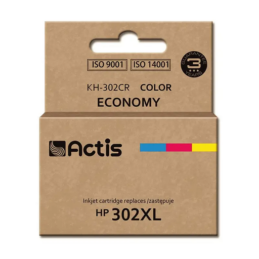 Actis KH-302CR ink (replacement for HP 302XL F6U67AE; Premium; 21 ml; color) - For HP printers (with