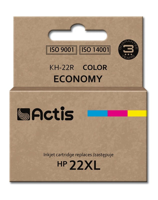 Actis KH-22R Ink (replacement for HP 22XL C9352A; Standard; 18 ml; color: cyan, magenta, yellow)