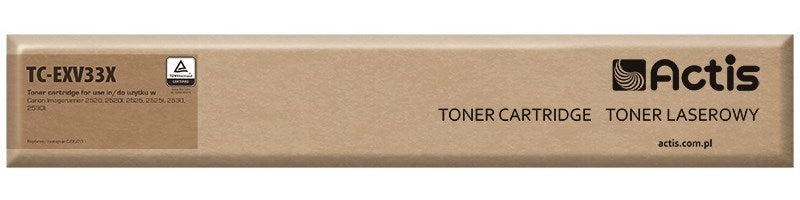 Actis TC-EXV33X Toner (replacement for Canon C-EXV33; Standard; 14600 pages; black)