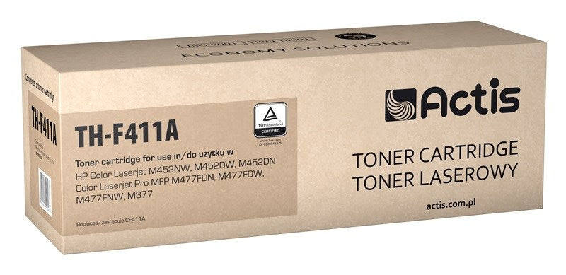 Actis TH-F411A toner (replacement for HP 410A CF411A; Standard; 2300 pages; cyan)