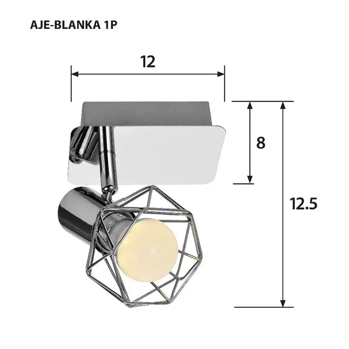 Activejet AJE-BLANKA 1P spot lamp - Strips and spotlightsOSW-LIR<<<LightingOSW<<<ActionPL