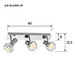Activejet AJE-BLANKA 3P ceiling lamp - Strips and spotlightsOSW-LIR<<<LightingOSW<<<ActionPL
