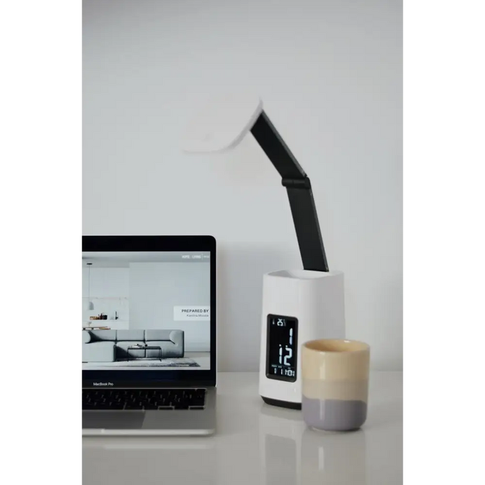 Activejet AJE-TECHNIC LED desk lamp with display white - Desktop lightsOSW-LAN<<<LightingOSW<<<ActionPL
