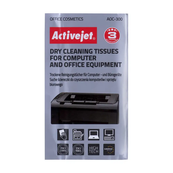 Activejet AOC-300 Dustless wipes set 24 pcs. - Cleaning wipesARC-CHU<<<CleanersARC<<<ActionPL