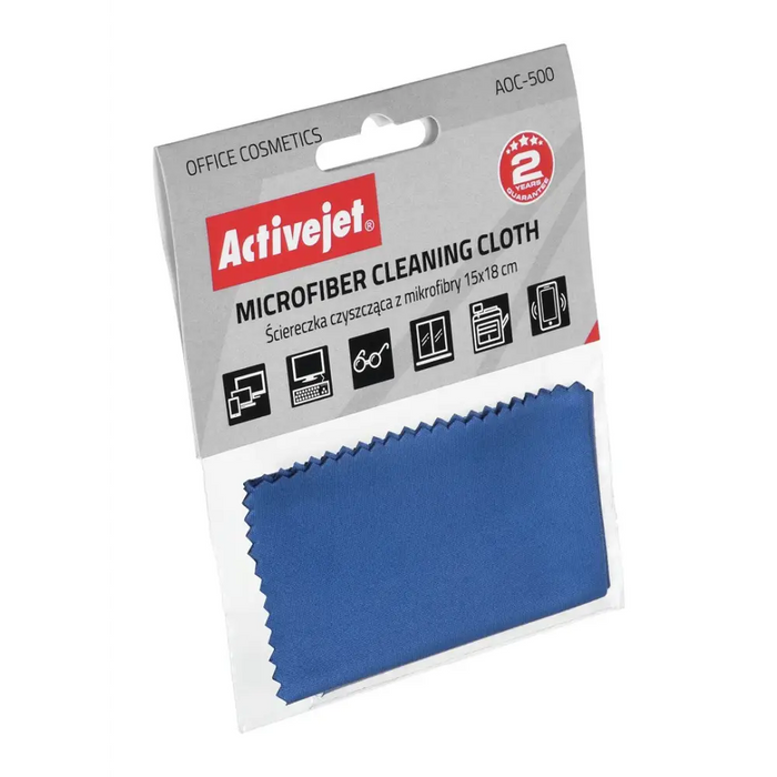 Activejet AOC-500 Microfiber cleaning cloth 15x18cm - CleanersARC-CZS<<<CleanersARC<<<ActionPL