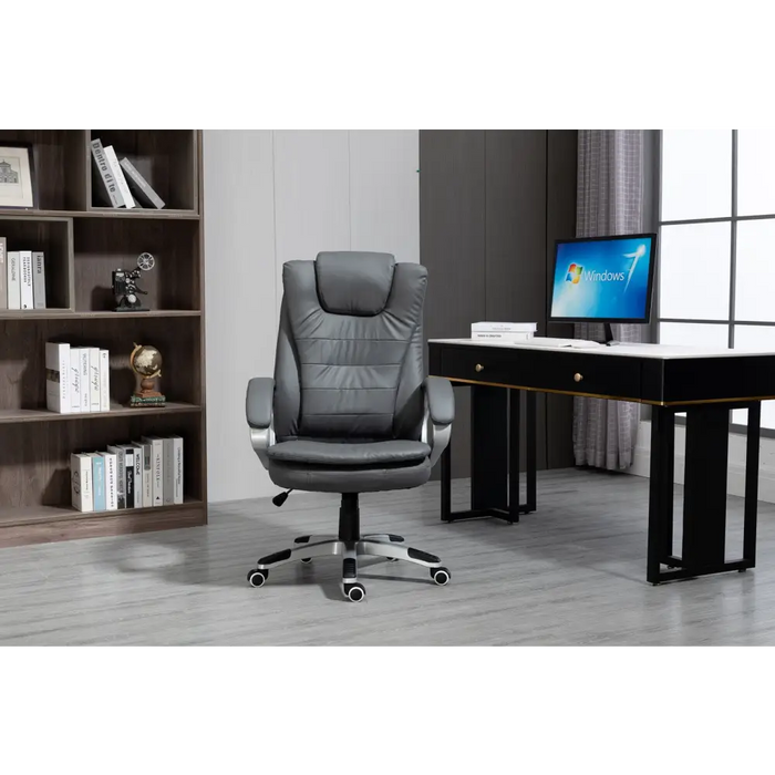 Activejet heated office chair with massage YK7304 grey - Office armchairsFOE-BIU<<<ArmchairsFOE<<<ActionPL