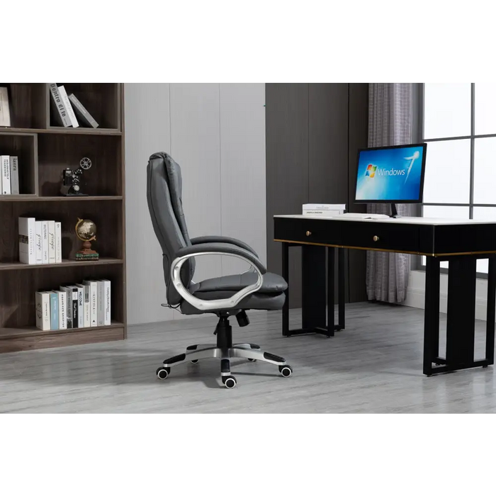 Activejet heated office chair with massage YK7304 grey - Office armchairsFOE-BIU<<<ArmchairsFOE<<<ActionPL