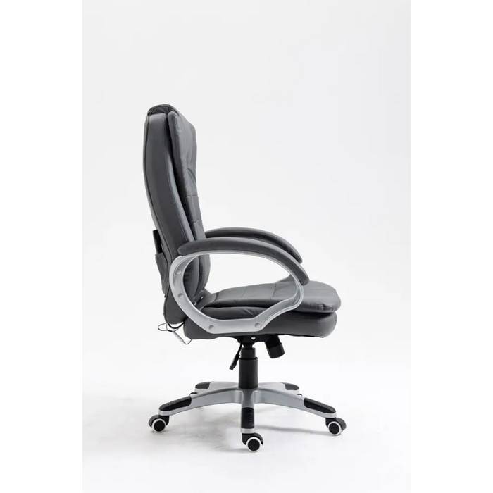 Activejet heated office chair with massage YK7304 grey - Office armchairsFOE-BIU<<<ArmchairsFOE<<<ActionPL