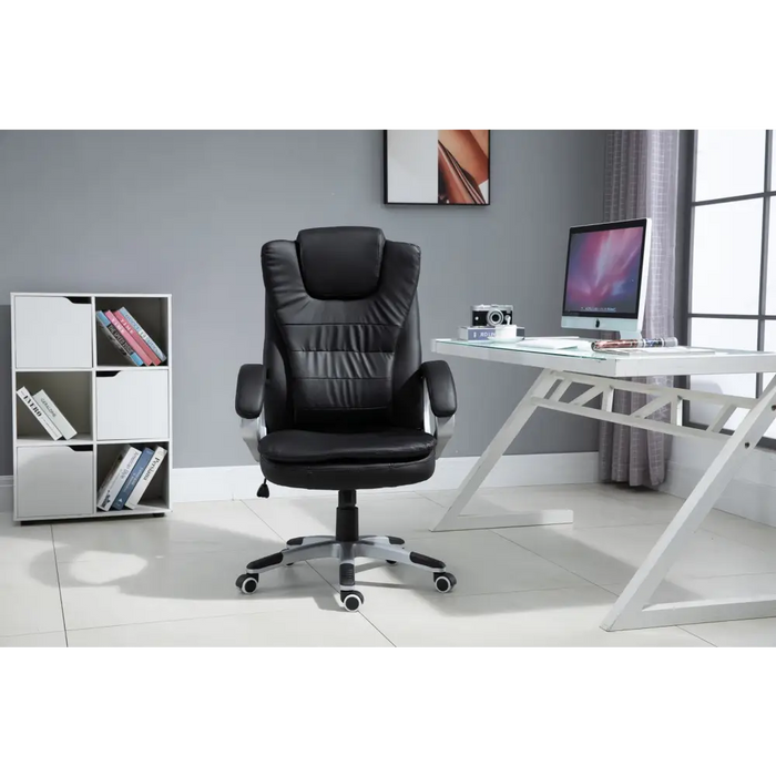 Activejet Office chair with massage heated YK7304 black - Office armchairsFOE-BIU<<<ArmchairsFOE<<<ActionPL