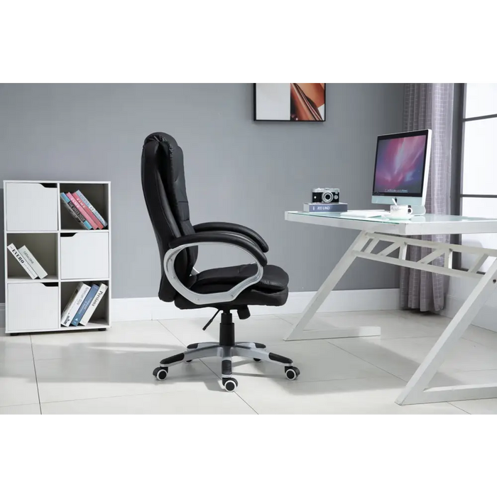 Activejet Office chair with massage heated YK7304 black - Office armchairsFOE-BIU<<<ArmchairsFOE<<<ActionPL