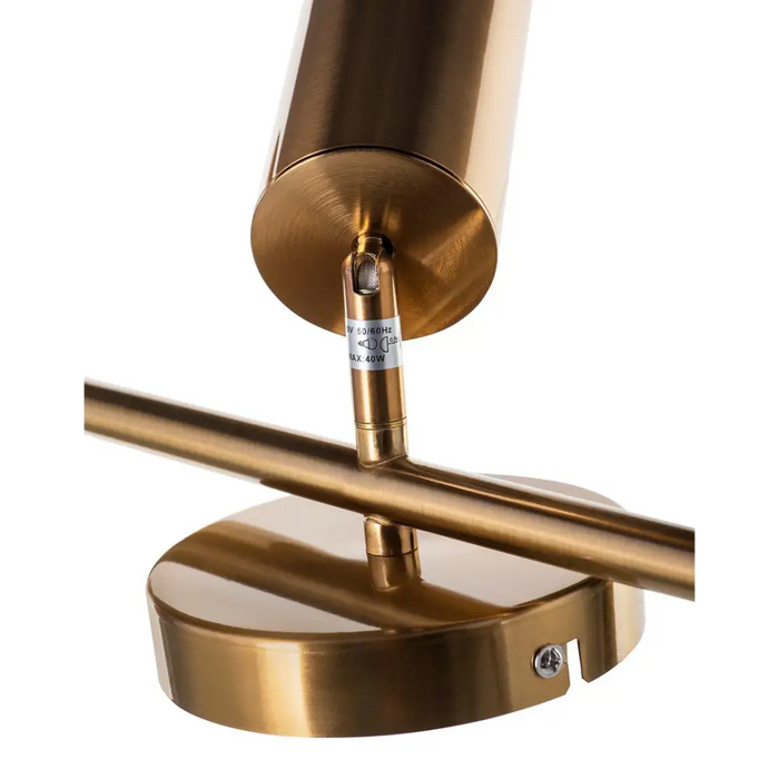 Activejet SPECTRA triple gold ceiling wall lamp strip spotlight GU10 for living room - Strips