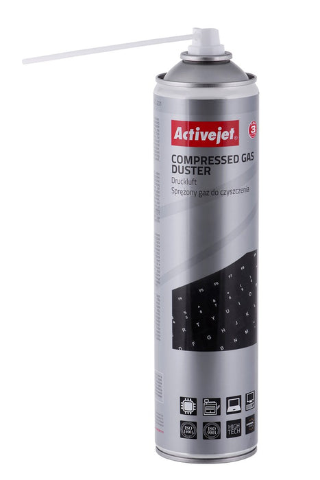 Activejet AOC-201 Compressed Air (600 ml) Air Cleaning Spray, Easy to Clean Hard to Reach Places