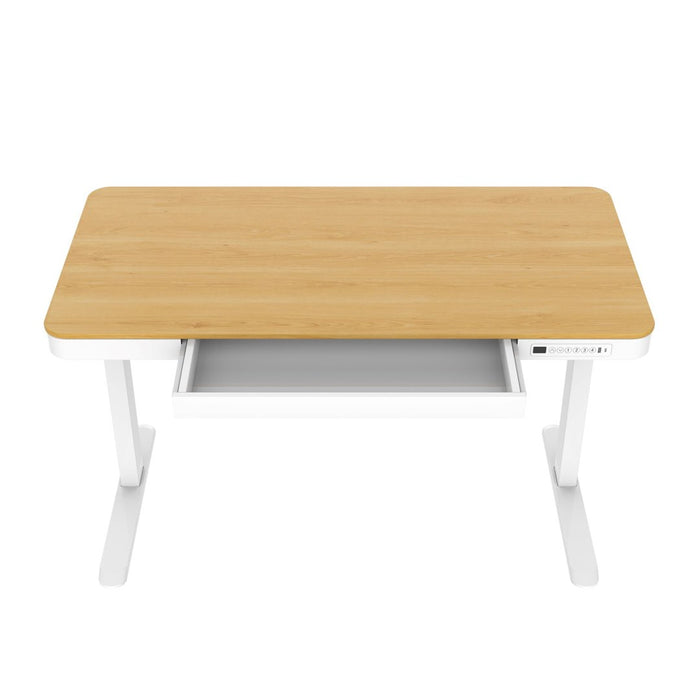 ACTIVEJET desk with electric height adjustment 140x70 ET119W-C white/oak