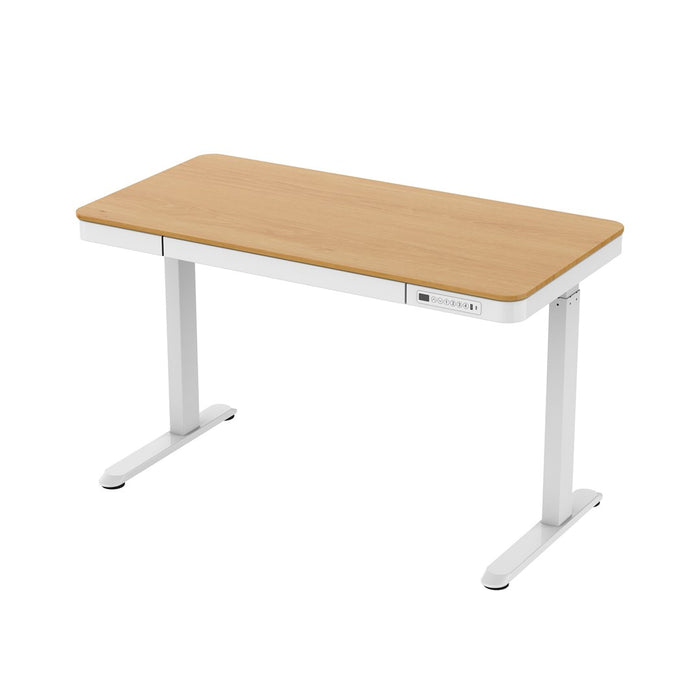 ACTIVEJET desk with electric height adjustment 140x70 ET119W-C white/oak