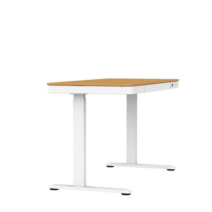 ACTIVEJET desk with electric height adjustment 140x70 ET119W-C white/oak