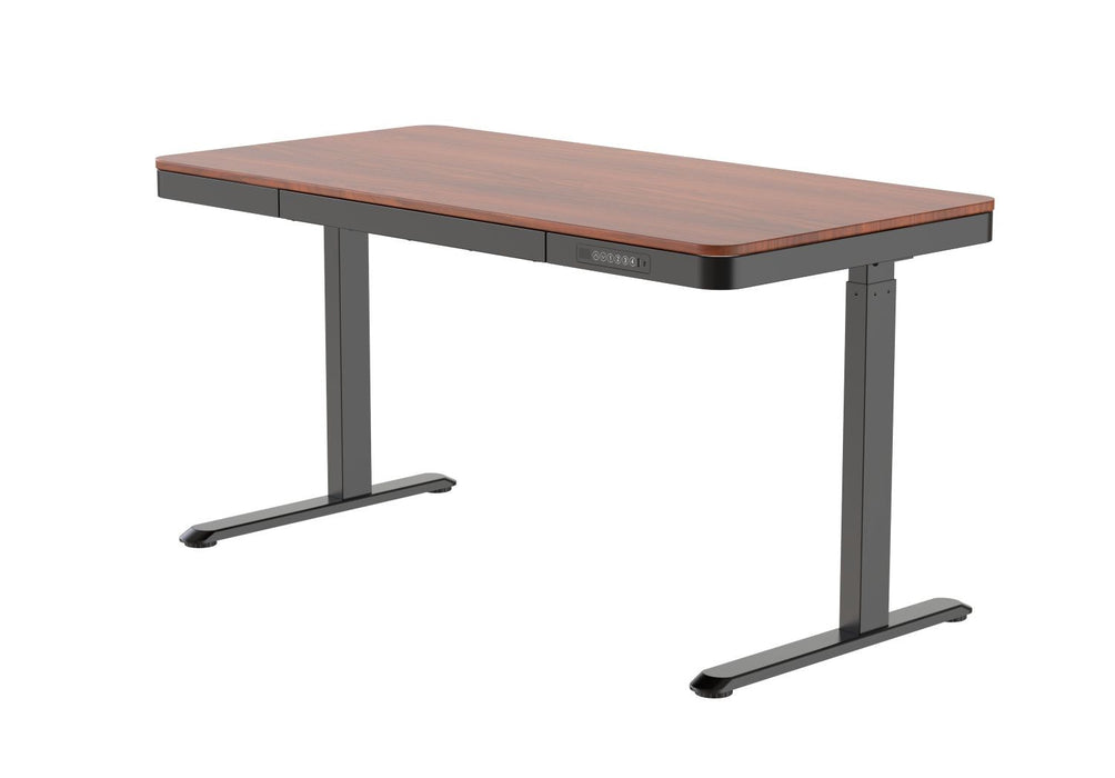 ACTIVEJET desk with electric height adjustment 140x70 ET119W-C black/walnut