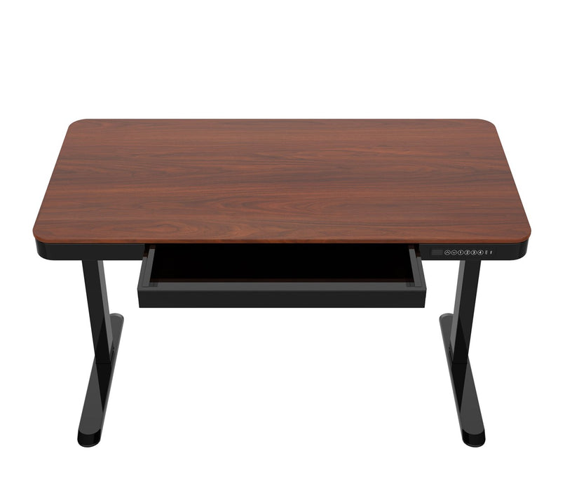 ACTIVEJET desk with electric height adjustment 140x70 ET119W-C black/walnut