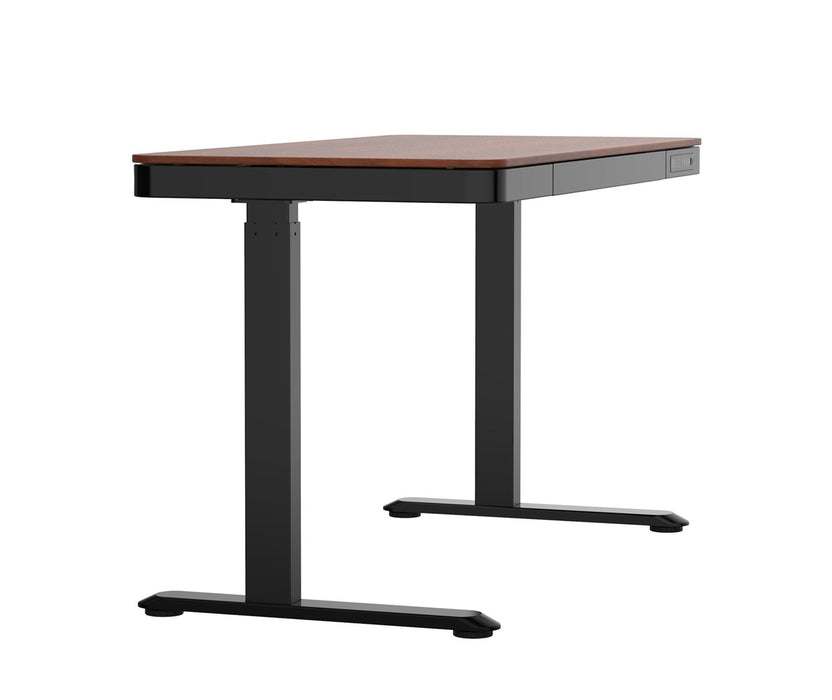 ACTIVEJET desk with electric height adjustment 140x70 ET119W-C black/walnut