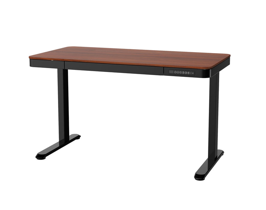 ACTIVEJET desk with electric height adjustment 140x70 ET119W-C black/walnut