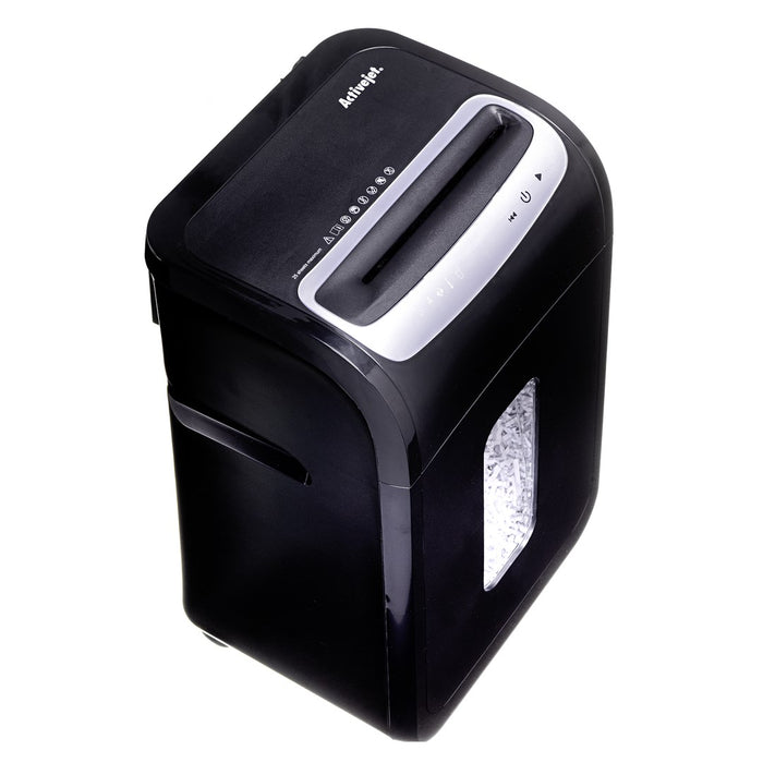 Shredder Activejet ASH-2502C, P-4, 28 l, shreds 4x40 mm, black