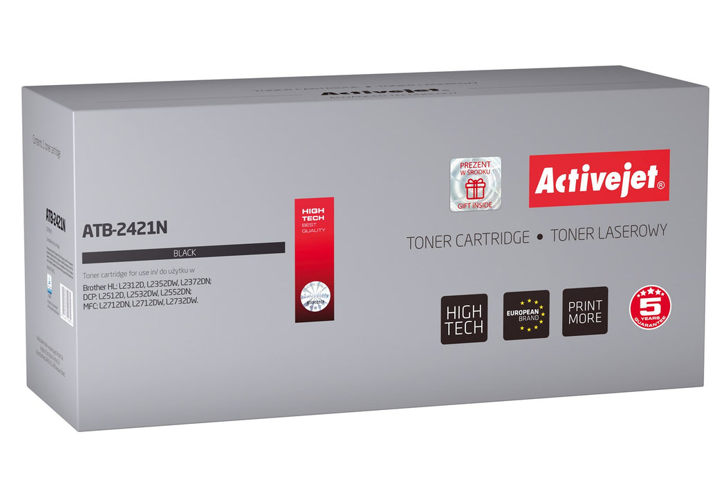 Activejet ATB-2421N toner (replacement for Brother TN-2421; Supreme; 3000 pages; black)