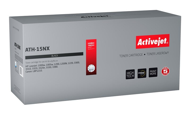 Activejet ATH-15NX Toner (replacement for HP 15X C7115X, Canon EP-25; Supreme; 4200 pages; black)