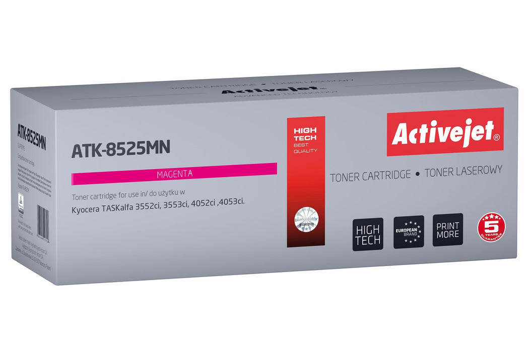 Activejet ATK-8525MN toner (replacement for Kyocera TK-8525M; Supreme; 20000 pages; magenta)
