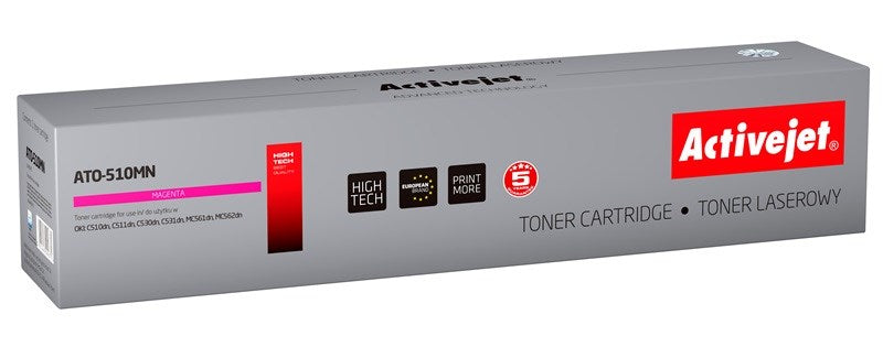 Activejet ATO-510MN Toner (replacement OKI 44469723; Supreme; 5000 pages; magenta)
