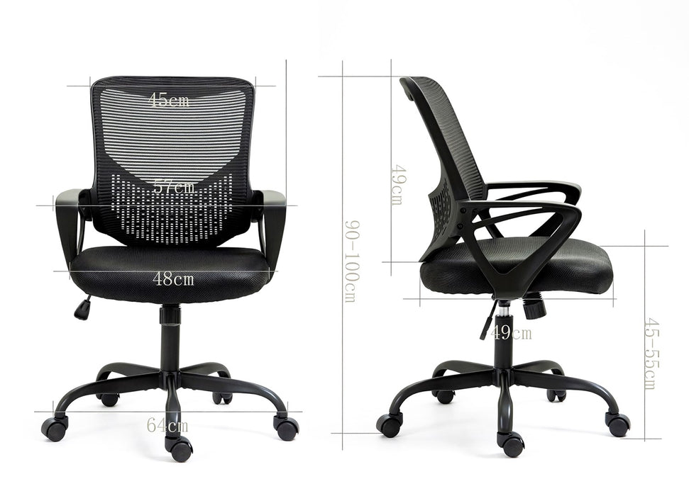 Activejet YK507 office chair black