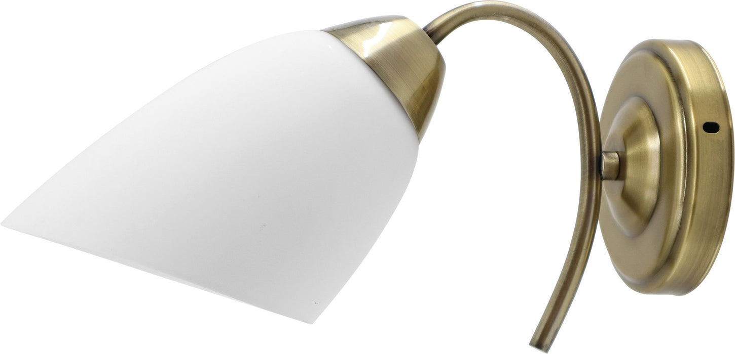 Classic single wall lamp Activejet NIKITA Patyna E27 for the living room