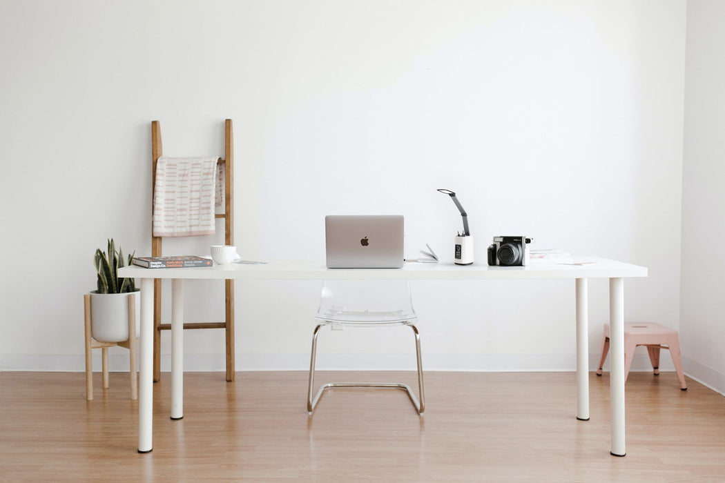 Activejet AJE-TECHNIC LED desk lamp with display white