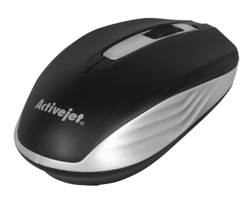 Activejet AMY-313 Mouse wireless USB (optical; 1200 DPI; black and gray)