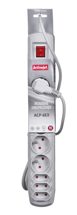 Activejet APN-8G/5M-GR power strip with cord