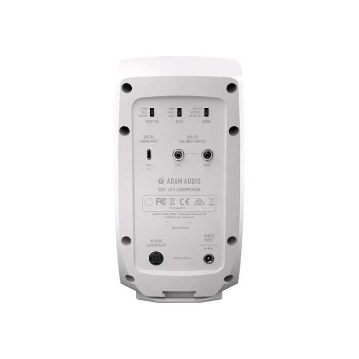 Portable Bluetooth Speakers Adam Audio ADAM D3V WH