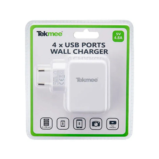 ADAPTER 4XUSB 5V/4.8A TEKMEE - Зарядни устройства<<<Батерии и фенери<<<Осветление<<<Praktiker