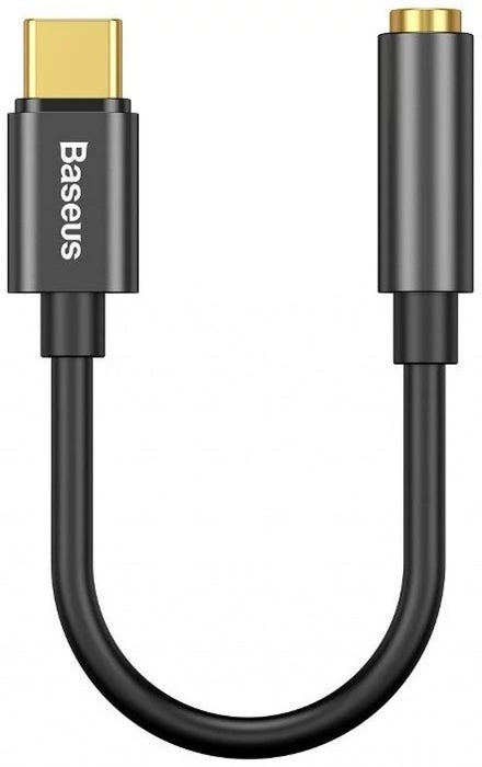 Adapter Baseus USB Type-C to 3.5mm Black - Аксесоари за смартфон<<<Аксесоари<<<TechMart&&&Аксесоари за