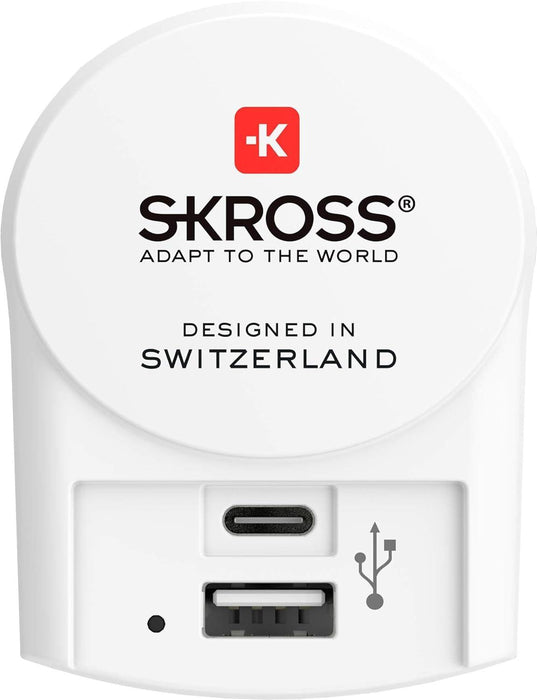 Adapter-charger SKROSS Euro USB Charger 1.302423 USB-A USB-C - Аксесоари за контакти<<<Продукти за дома<<<ValiAPI