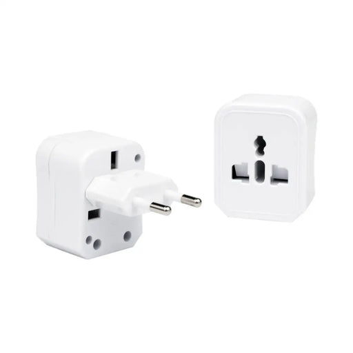Adapter Diva Travel Adapter 3in1 White - Адаптери<<<Аксесоари за телевизори<<<Аксесоари<<<TechMart