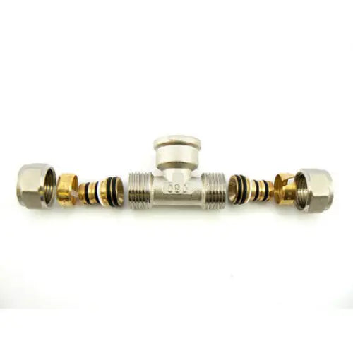 ADAPTER FOR RADIATOR TRIPLE Ф20Х1/2ХХФ20 JOZI - Фитинги и аксесоари за отопление<<<Отоплителна инсталация<<<Отопление