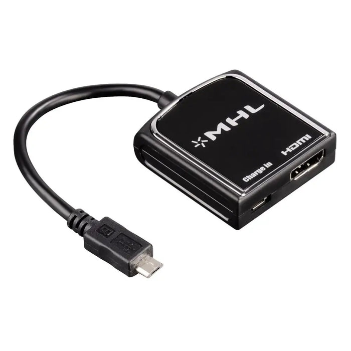 Адаптер HAMA MHL (Mobile High-Definition Link) 54510 Черен - Адаптери конвертори<<<Кабели<<<ValiAPI